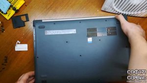 Lenovo IdeaPad 320-17IKB как разобрать  Замена HDD, памяти и чистка СО