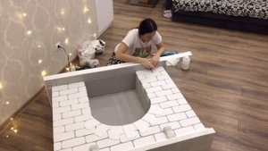 DIY Фальш камин ? своими руками ?? Декор на Новый год 2021?