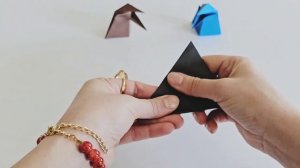 easy origami /talking crow