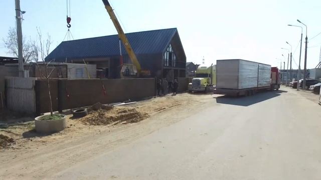 Отгружаем модульные дома на юг