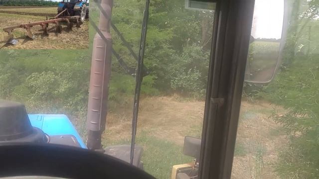 МТЗ 1221.2 пахота 6 корпусным плугом часть 1 mtz 1221 ploughed land смотреть онлайн