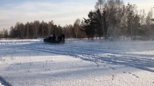 Аэролодка "Ангара 560" обкат