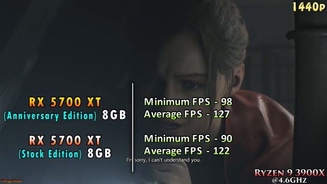 RX 5700 XT Anniversary Edition vs Stock Edition | 1440p 4K Gameplay Benchmark Test смотреть онлайн