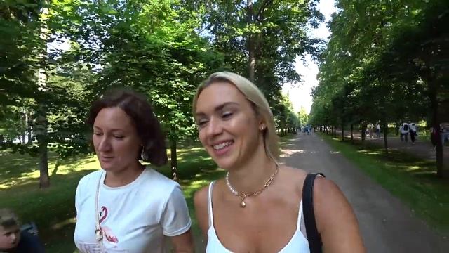ПЕТЕРГОФ глазами туриста. ФОНТАНЫ. Прогулка по парку.  Петродворец.
