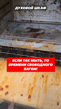 Если так мыть, то и времени свободного вагон! Арт. ОЗОН 1401523933 #духовка #кухня #мытье