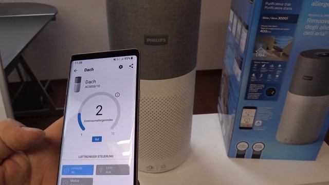 Philips AC3033/10 Luftreiniger Connected 3000I für Räume bis 104 m² смотреть онлайн
