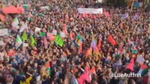 Париж поддерживает Палестину Paris support Palestine