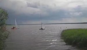 Самодельный парусный Катамаран 04