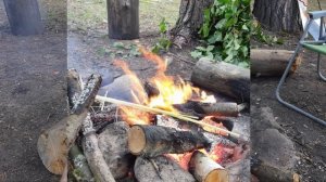 Расслабляющая Музыка И Костёр Дрова Горят