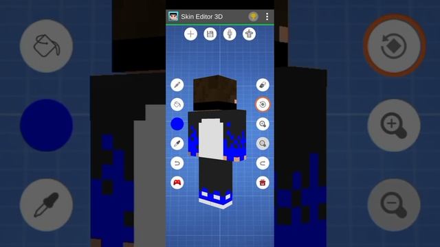 my skin edit by skin editor 3d Minecraft my new skin