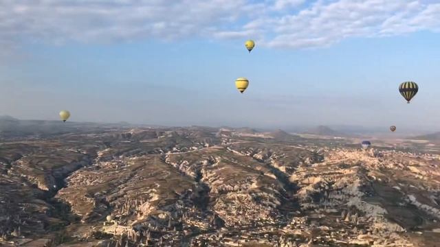 Полет на воздушном шаре-600 метров над землёй. Каппадокия смотреть онлайн