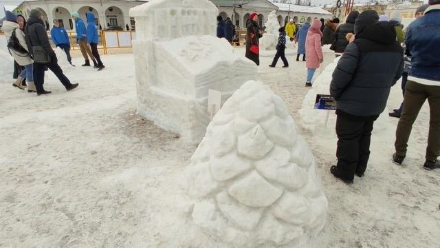 Фестиваль Скульптур из снега в Костроме 2023 г. Участник 7, 8
