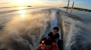 Jetski Khabarovsk. Закат, гидроцикл. Лето. Хабаровск