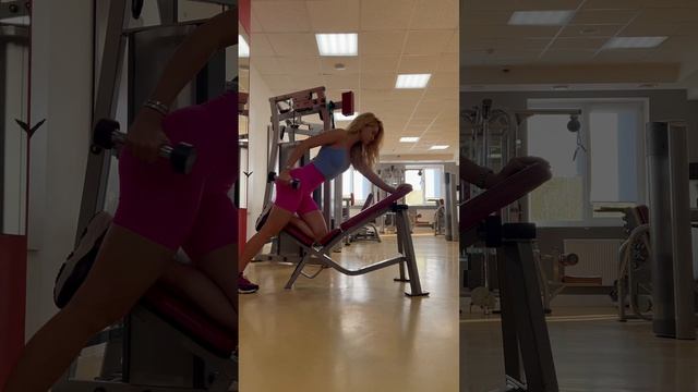 Разгибание на трицепс с опорой на скамью