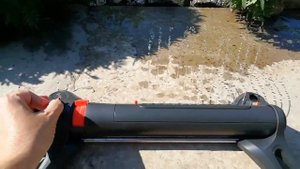 Дождеватель AquaZoom S 18710. Обзор покупки для сада в интернет магазине GARDENA.