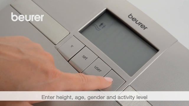 Диагностические весы анализатор состава тела Beurer BF 18 смотреть онлайн