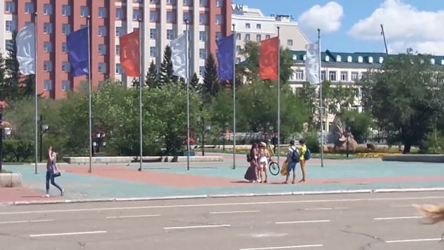 Благоустройство площади им. Ленина в Чите (заметка первая) смотреть онлайн