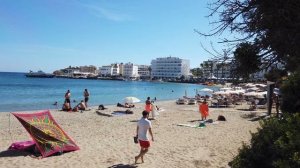 IBIZA2023: WALKING TOUR AT ES CANAR BEACH | Baleares Island Spain |