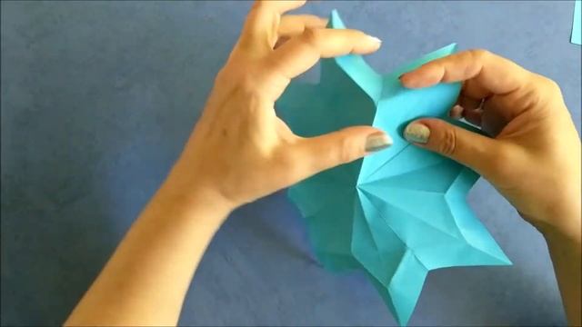 Origami paper star | Звезда оригами из бумаги| Новогодняя поделка | Christmas paper craft смотреть онлайн
