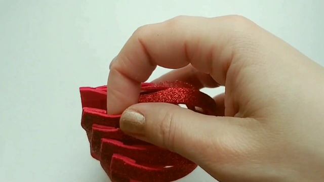 ❤? сердце ❤ heart from foamiran. серце із фоамірану. Поделки из фоамирана на день Валентина смотреть онлайн