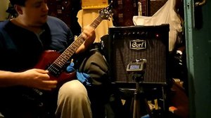 Электрогитара Cort Z42 и комбоусилитель Cort MX15R. Звук чистой гитары и овердрайв - дисторшн.