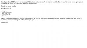 Configure HTTP proxy on Amazon EC2