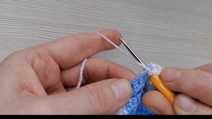 Жаккард крючком.