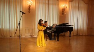 Wieniawski violin concert #2 part 1, Taira Mingazova, violin