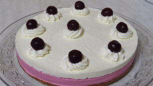 Торт ПЬЯНАЯ ВИШНЯ БЕЗ ДУХОВКИ! ВОЗДУШНОЕ ЛАКОМСТВО! Marshmallow Cherry Cake