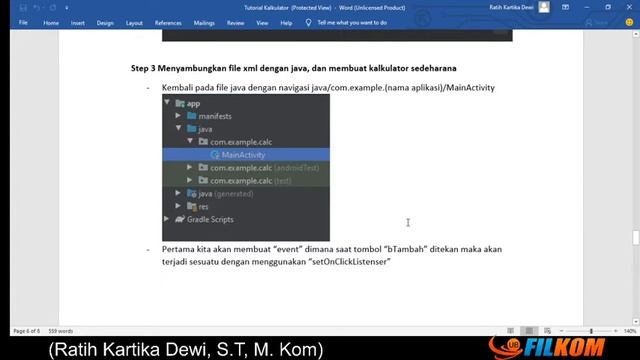 Pengantar kotlin, android dan event handling смотреть онлайн