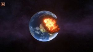 Столкновение Луны с Землей