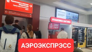 Первый этаж в главном здании Беларусского вокзала в Москве изнутри 1, обзор помещения аэроэкспресса