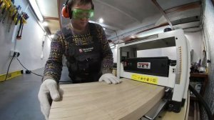 Изготовление торцевой разделочной доски из карагача