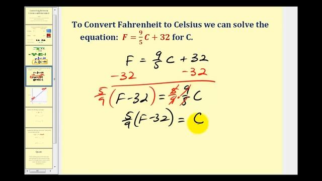 Converting Temperature Between Celsius and Fahrenheit смотреть онлайн