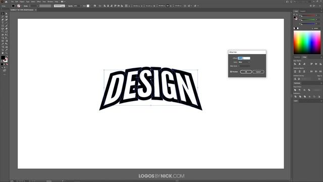 Create 3D Text Emblems with Illustrator смотреть онлайн