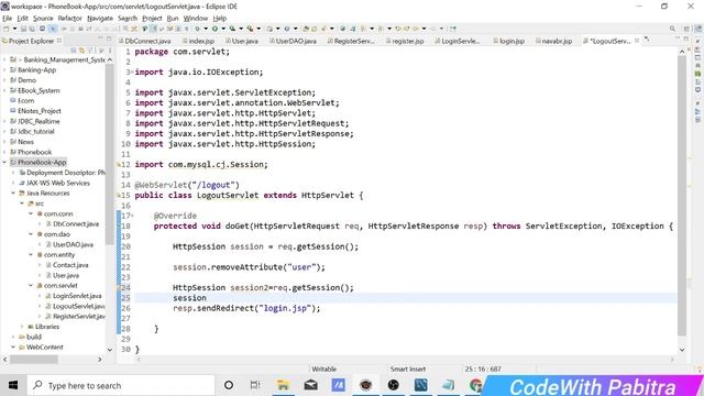 Phonebook Java Web Project using Servlet JSP || Advance Java Project Phonebook App смотреть онлайн