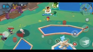 ?Играю с Нефритовой Джейд в 2 на 2 с другом, проходим событие с Елейн в игре Zooba / ManGame Zooba