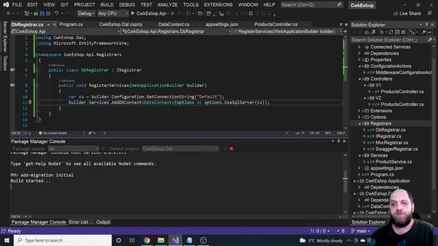 5. Adding Entity Framework Core (Ef Core) to an Asp.Net Core WebApi
