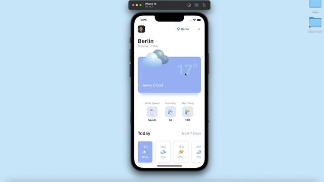 Real-Time Weather App 1.0 - Free Weather API with no key - 1/4 - Flutter Tutorial