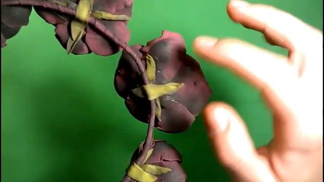 Венок из черного фоамирана Мастер класс