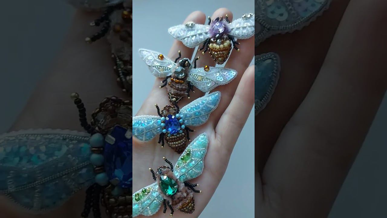 #брошьизбисера #бисер #brooch #brooches #handmade #tutorialyoutube#брошьжук#брошьстильная#брошьоса