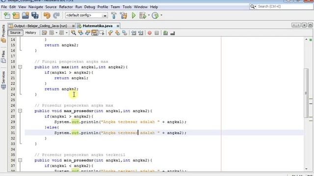 Tutorial Java Mudah - Membuat Fungsi dan Prosedur MIN Dan MAX Dalam Java Part 3 смотреть онлайн