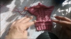 №224?Вяжу образцы из детского хлопка. ?Купила немного хлопковой пряжи ?Вязальное закулисье?