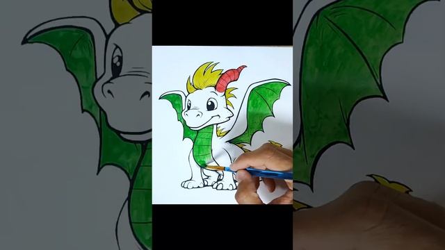 Dragon. Coloring pages.  #coloring