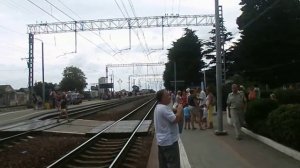 Вокзал Лазаревское в последний день лета. Сочи, август 2013