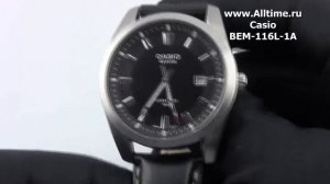 Мужские японские наручные часы Casio BEM-116L-1A