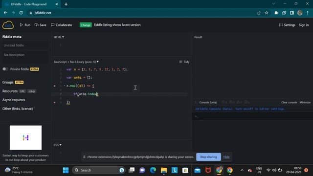 #javascript  JavaScript Coding Questions - 1 | How to remove duplicates from given array