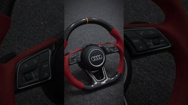 Modification case sharing: mahogany steering wheel for Audi