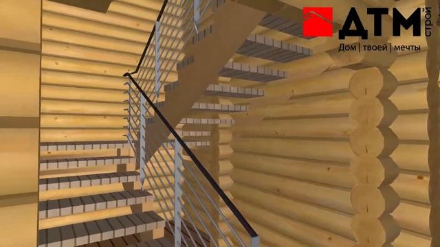 3D экскурсия по проекту дома "Лермонтов" от строительной компании ДТМ Строй смотреть онлайн