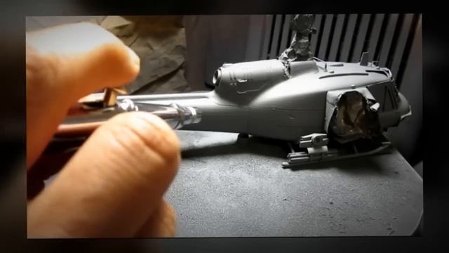 Building Academy UH-1C Huey Frog Helicopter 1/35 Scale. From Start To Finish смотреть онлайн